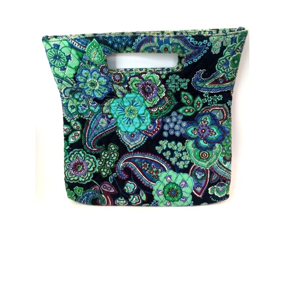 2009 Vera Bradley Blue Rhapsody XL Clutch Handbag (AS IS) - Picture 2 of 16